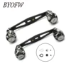 BYOFW Carbon Fiber Drum Trolling Baitcasting Fishing Reel Handle Long Straight Drag DIY Repair For Abu Garcia Daiwa Replacement 1