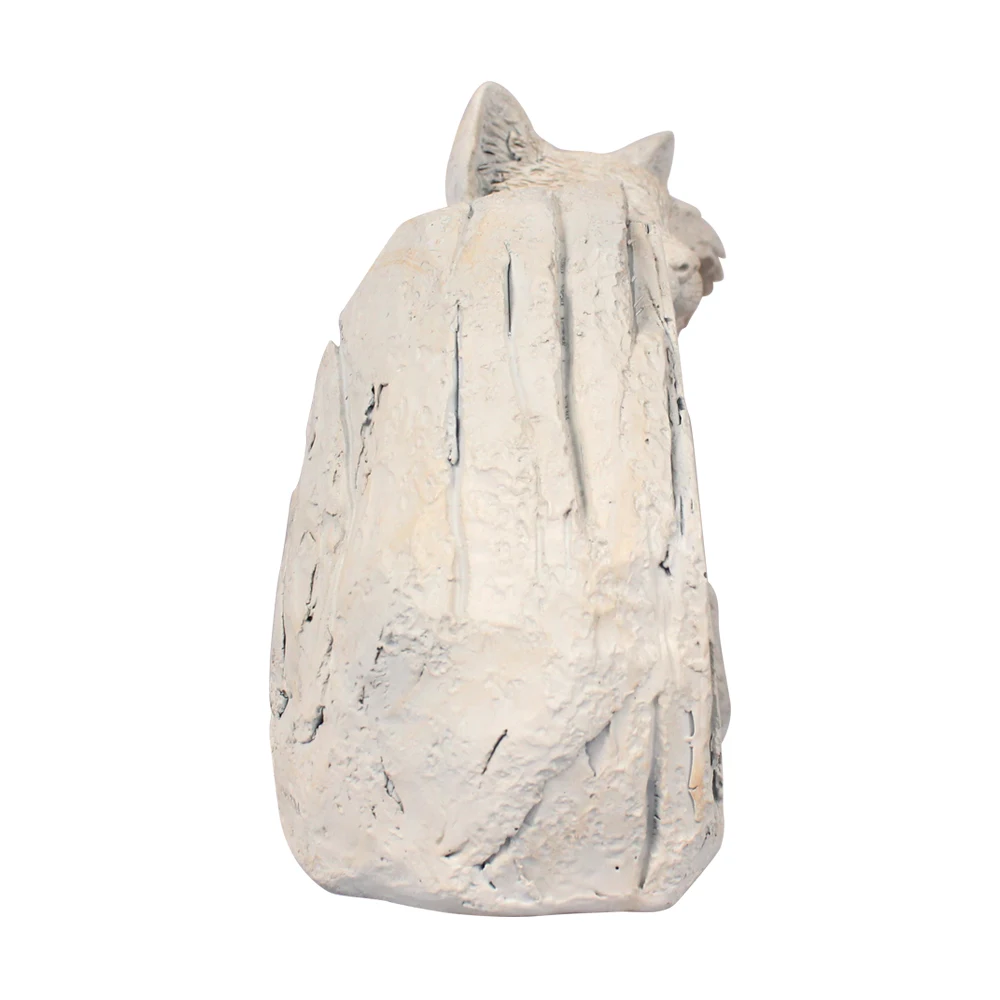 Personalized Pet Cat Memorial Stone with A Sleeping Cat Angel Statue, Grave Markers Headstone Tombstone-Forever in My Hearts