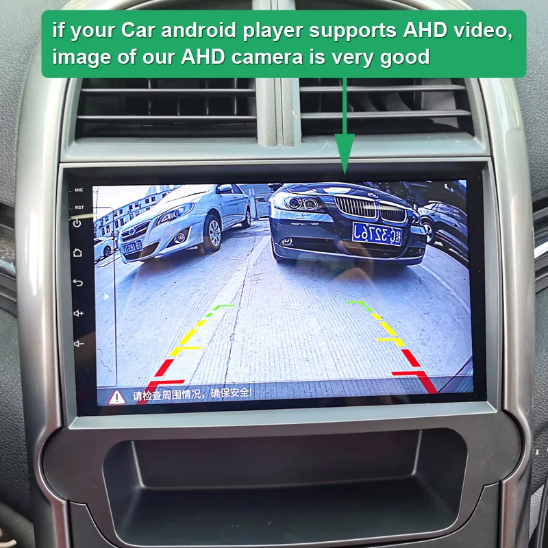 AHD 720P/1080P 170 학위 2 메가 픽셀 자동차 후면 백업 카메라 야간 투시경 주차 캠 비디오 명확하게