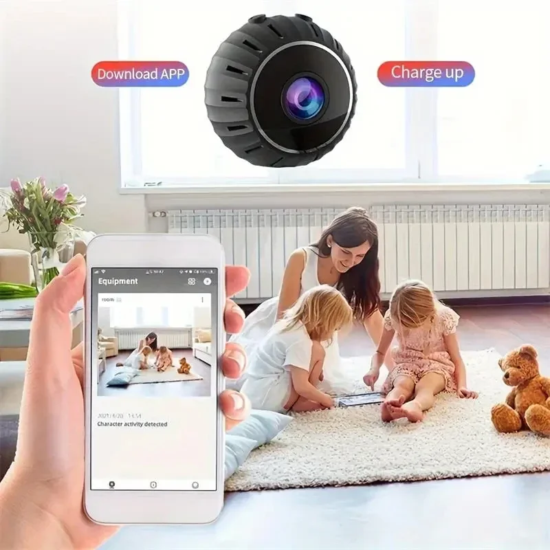 Description Picture 2 of itemIconic Brand X10 WiFi Mini Camera 1080P intelligent Home Security Camera Nanny Cam Baby Monitor Indoor Video Motion Detection Recorder