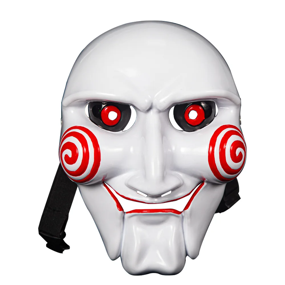 Chainsaw-Themed PVC Horror Mask for Halloween and Cosplay Events