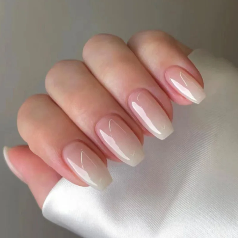 500 Künstliche Fingernägel Naturfarben – ABS-Material, Voll Bedeckend, Für Nailart & Maniküre