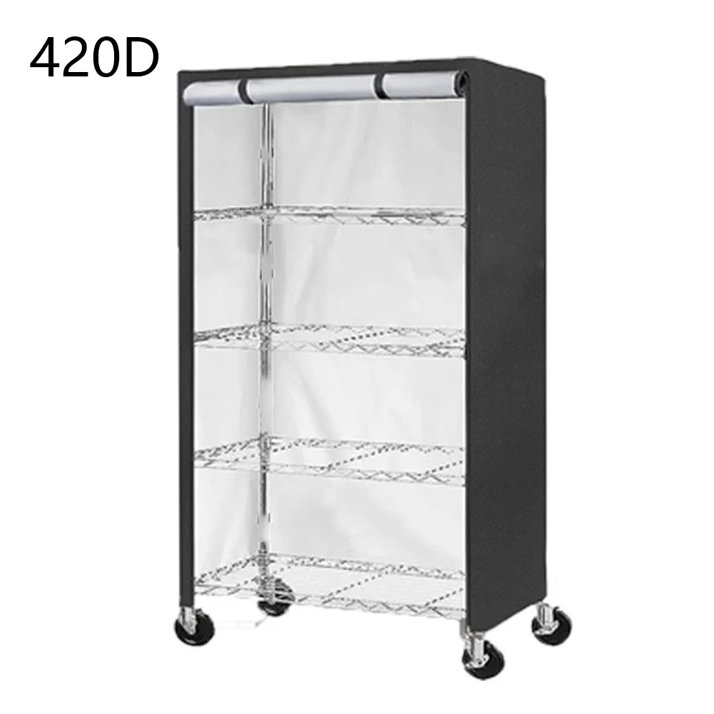 420D/210D Outdoor Patio Garden Shelf Storage Cover Rack Cover Oxford Cloth Waterproof Dustproof