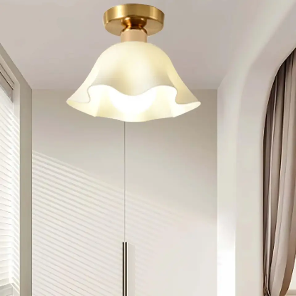 Paralume In Vetro Verde Stile Retrò, Per Lampada Da Tavolo, Comodino O Sospensione, Diametro 23 Cm