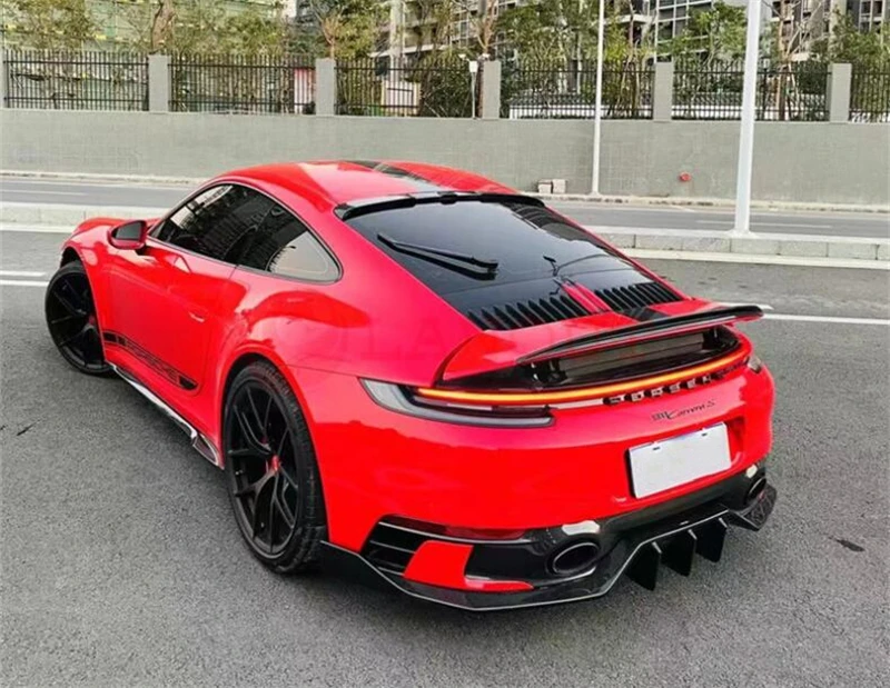 Spoilers For Porsche 911 992 2019 2020 2021 2022 2023 High Quality Real Carbon Fiber Rear Trunk Wing Roof Spoiler Kit Refits - - Racext 35