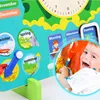 Montessori Toys Wooden Frog Calendar Baby Weather Season Clock Time Cognition Preschool Early Education Teaching Kids Toys Gift 4