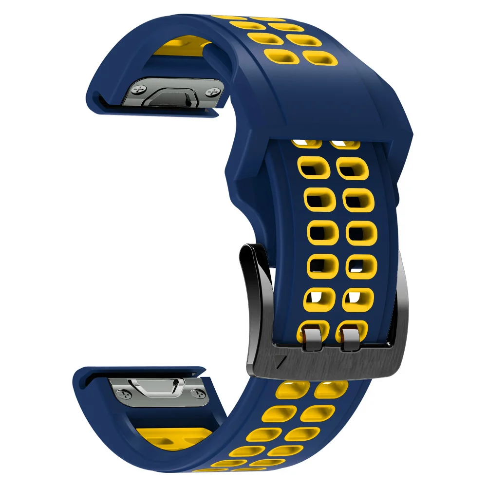 Premium Silicone Watch Band with Quick Release Mechanism - Versatile Strap for Sports and Everyday Use