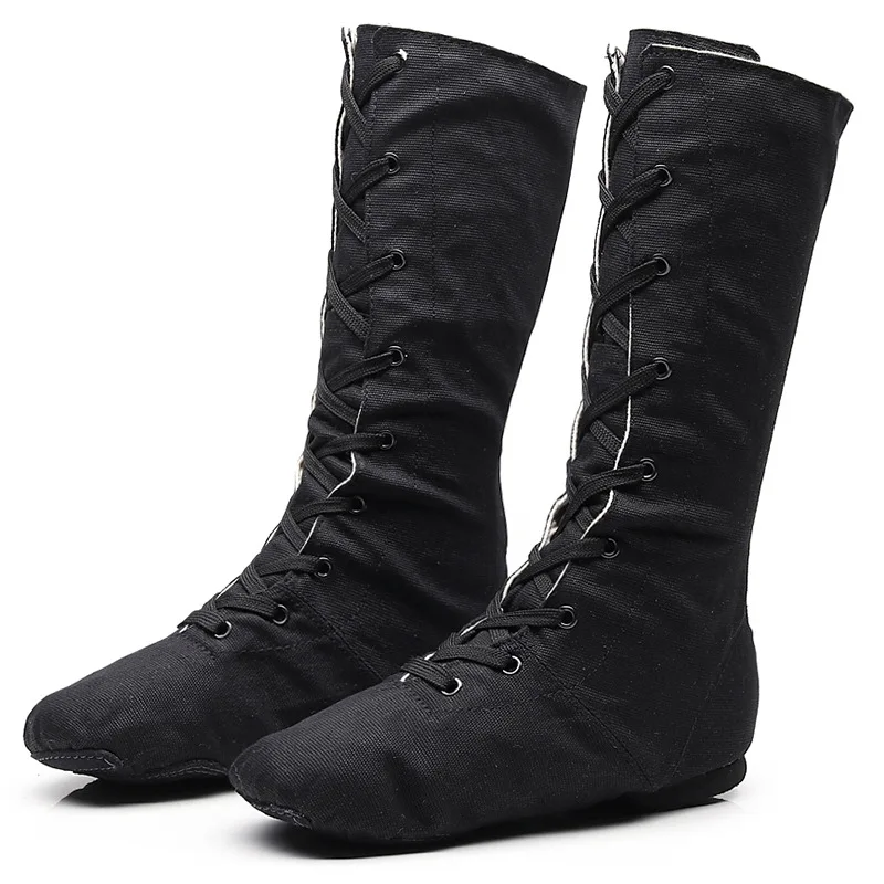 Dance Shoes Men Women Sports Dancing Sneakers Jazz Dance Shoes Canvas dance boots women Dancing short boots Girls/Boys Dance Shoes