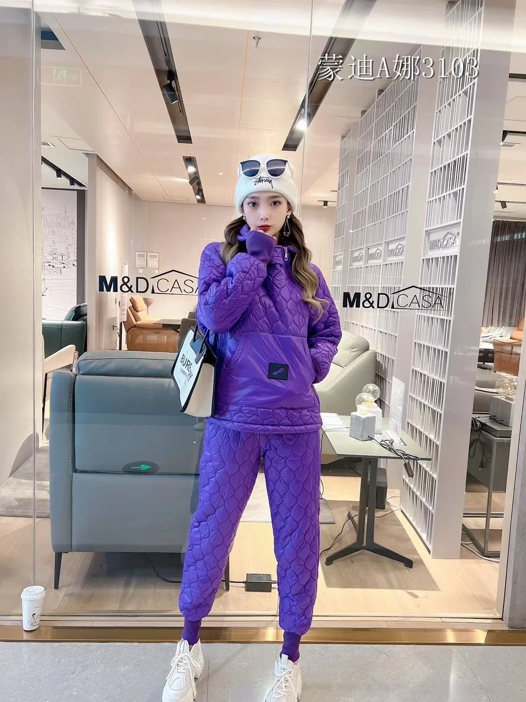 Hooded Korean Style Cotton Jacket Women's 2022 Fall Winter New