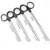 1pcs Nose Blunt Scissors Straight Curved Round Head Peeling Scissors Tissue Scissors Nasal Beauty Plastic Tool 2