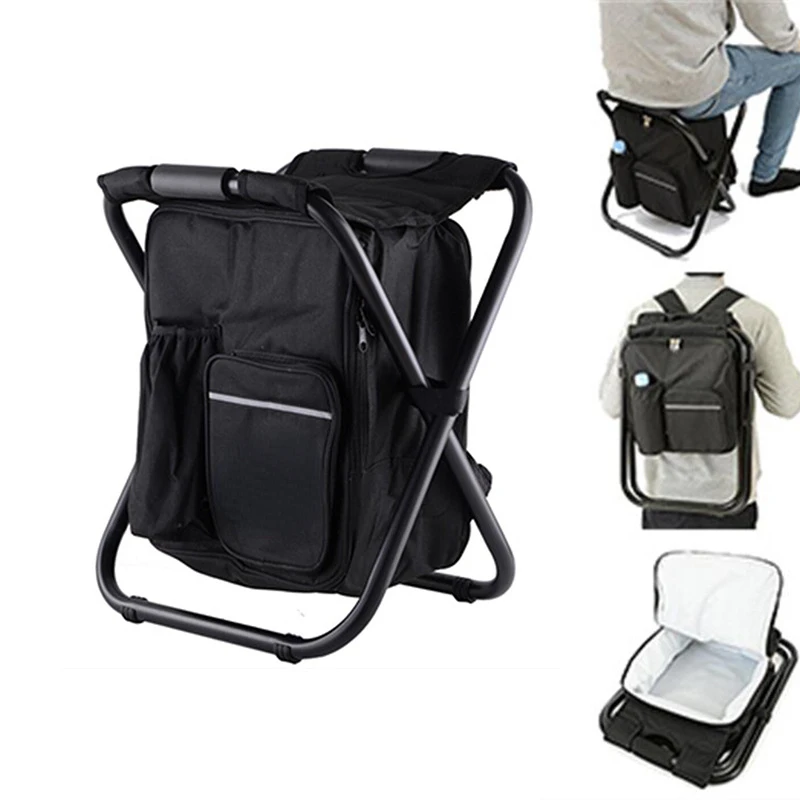 Camping Faltstuhl Klapphocker Mit Tasche – Isolierter Sitz Für Strand, Angeln, Camping & Wandern Camping Stühle