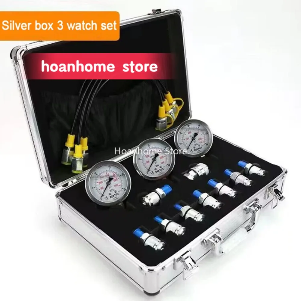 

excavator engine parts Hydraulic gauge set diagnostic test kit