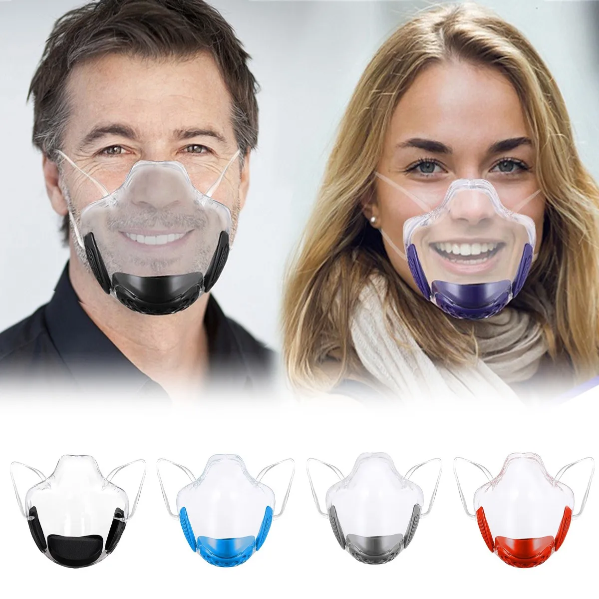 Anti-Fogging Face Frame Set For Men & Women Clear Face face mask