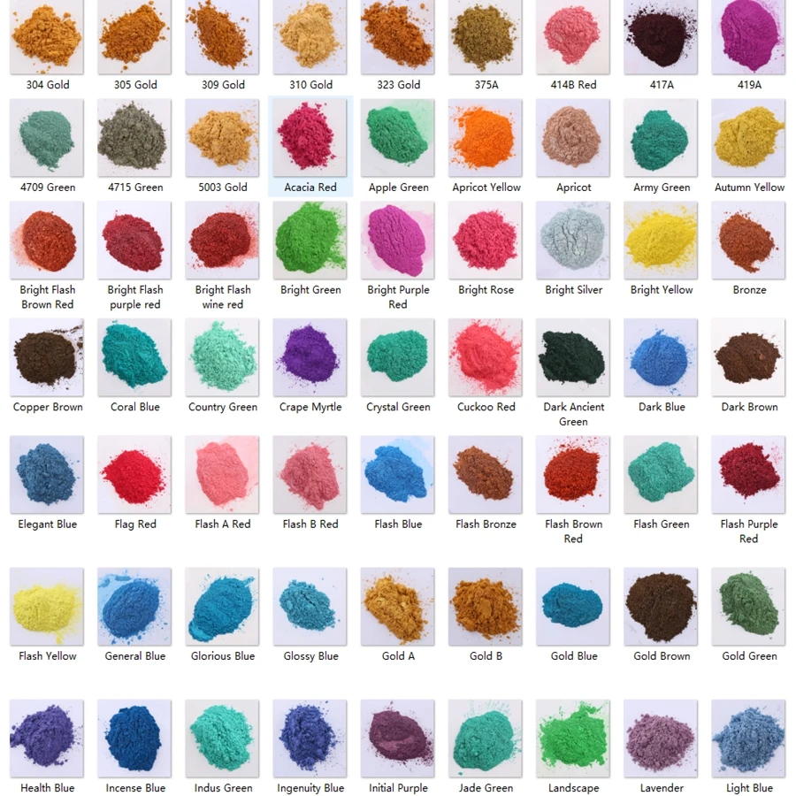 Nail Powder Nail Pigment Mica Powder 20g Natural Shimmer Pearl Mica Pigment Powder Cosmetic Grade