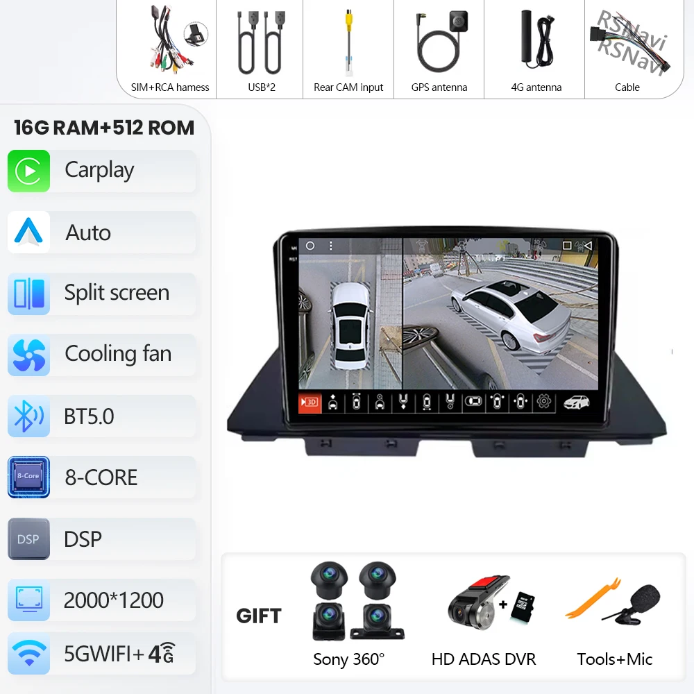 2K 16G-512G 360 DVR