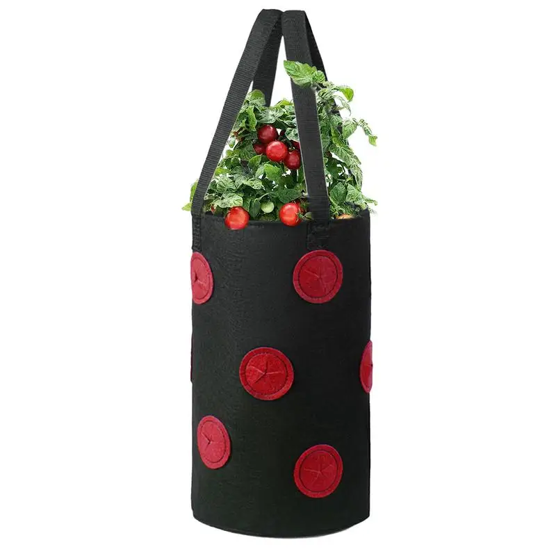 

Outdoor Planter Bag 3 Gallon Breathable Planting Bag Felt Gardening Bags Washable Indoor Outdoor Plant Pots For Peppers Tomatoes