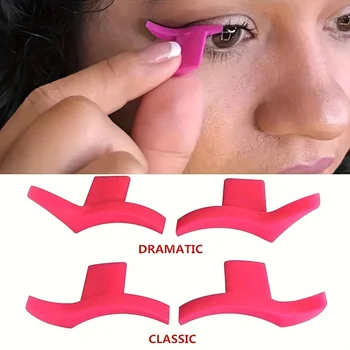 1 Paio di Stampi per Eyeliner e Ombretto, Modelli per Trucco Occhi a Ala, Strumento di Bellezza per Modellare e Accessori