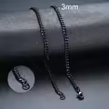 3mm Black Cuban