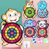 Montessori Dart Board Target Sports Games for Children 3-6 Years Outdoor Educational Toy with Sticky Balls Dart Board Game