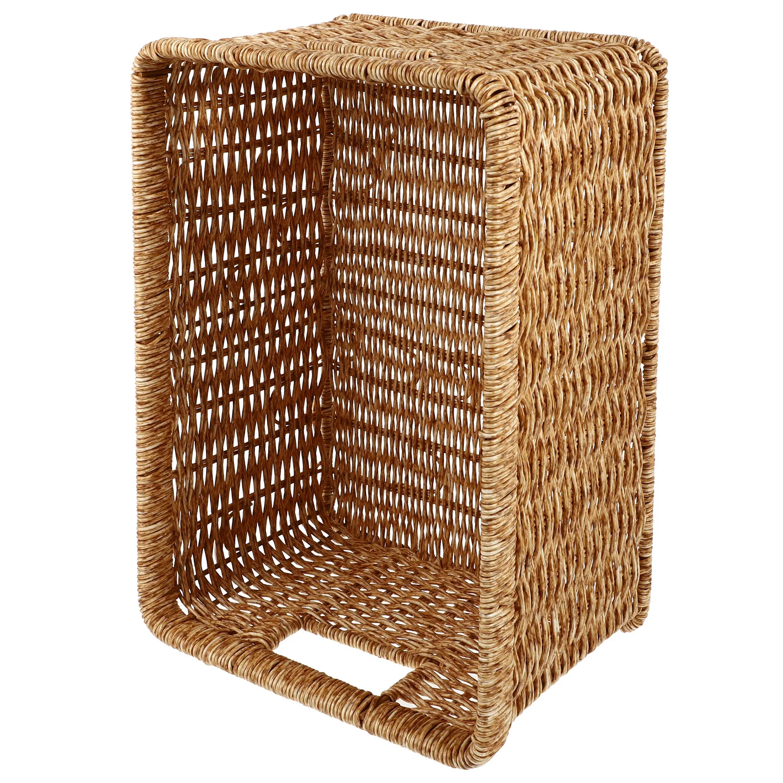 

1pc Simple Plastic Bathroom Dirty Clothes Holder Storage Basket for Home