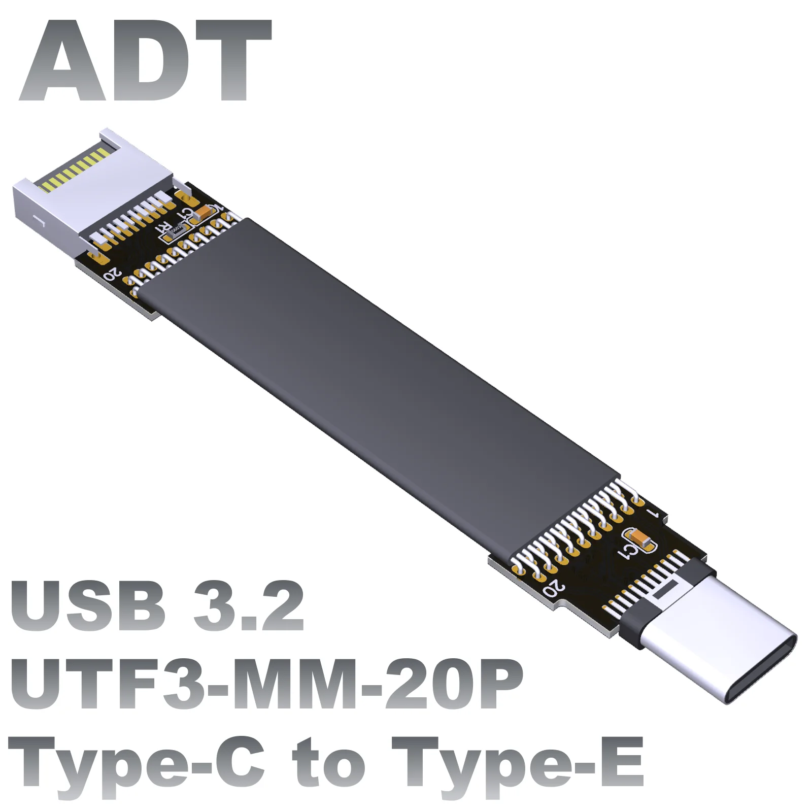

USB3.2 USB-C to motherboard built-in Type-E extension cable USB3.2 standard (gen2x2)