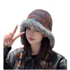 New Autumn Women Knitted Beanie Cap Rainbow Striped Beanies Hats Winter Warm Hip Hop Punk Reggae Skull Hat  Korea Style Gorro 5