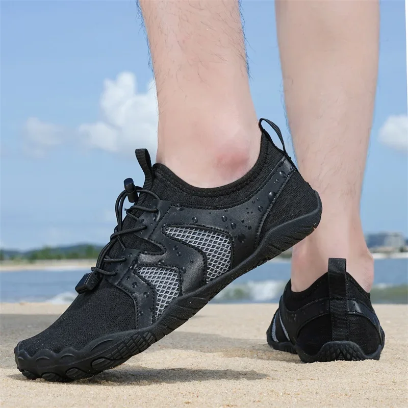 Women Men Water Shoes Upstream Wading Swimming Barefoot Five Fingers Aqua Shoes Beach Seaside Gym Fitness Unisex Sneakers water shoes aqua shoes barefoot shoes