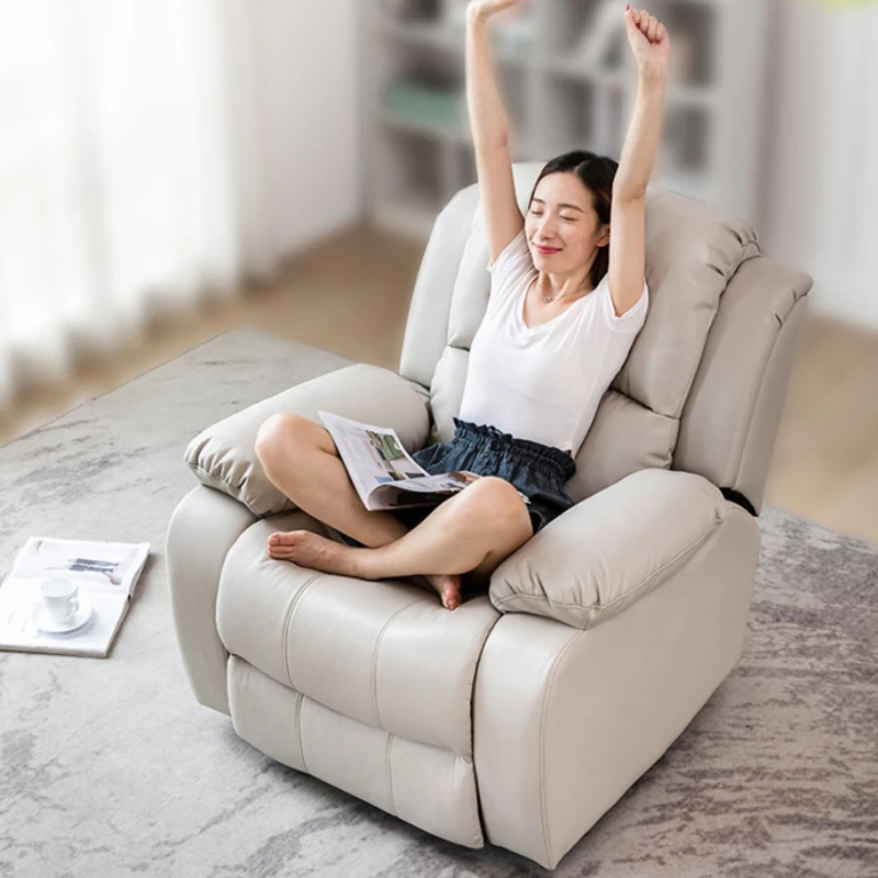 Massaggio Singolo Divano Reclinabile Pigro Relax Ufficio Accento Divano Reclinabile Soggiorno Moderno Poltrona Mobili Reclinabili Yn50Rs