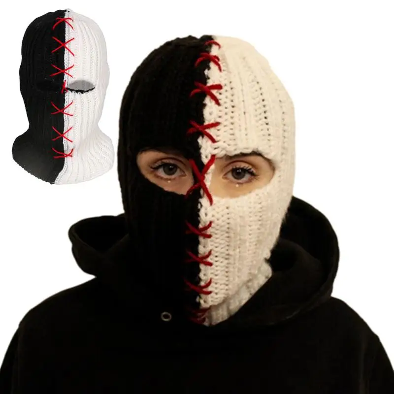 

Stylish Black And White Cold Weather Full Coverage Breathable Decorative Lightweight Winter