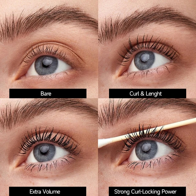 Ultra-thin Waterproof Matte Mascara Brush Grafting Slim Mascara