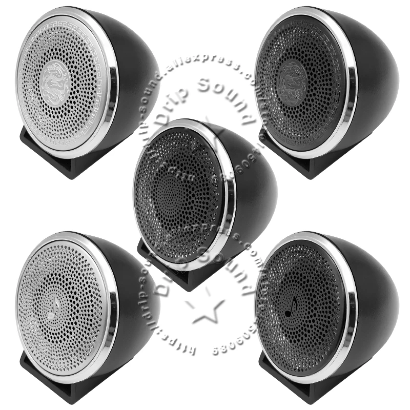 Tweeter Grill Capa de Poeira Abs Plástico Shell Metal Mesh External Treble Speaker Habitação Stereo Modificação 1.5 2 - Image 3