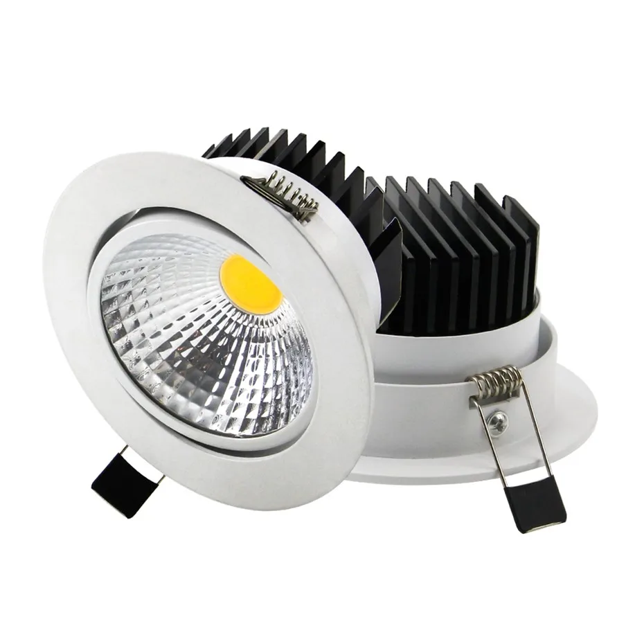 Dimmable AC85~265V Recessed LED Downlights 7W/15W/20W LED Ceiling Spot Lights Background Spot Lamps for Home Kitchen Spotlights