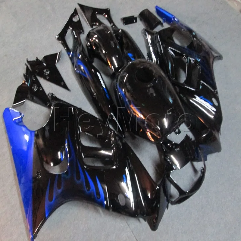 

ABS Комплект пластиковых деталей кузова для CBR600F3 1997 1998 синее пламя CBR600 F3 97 98 комплект обтекателей для кузова мотоцикла
