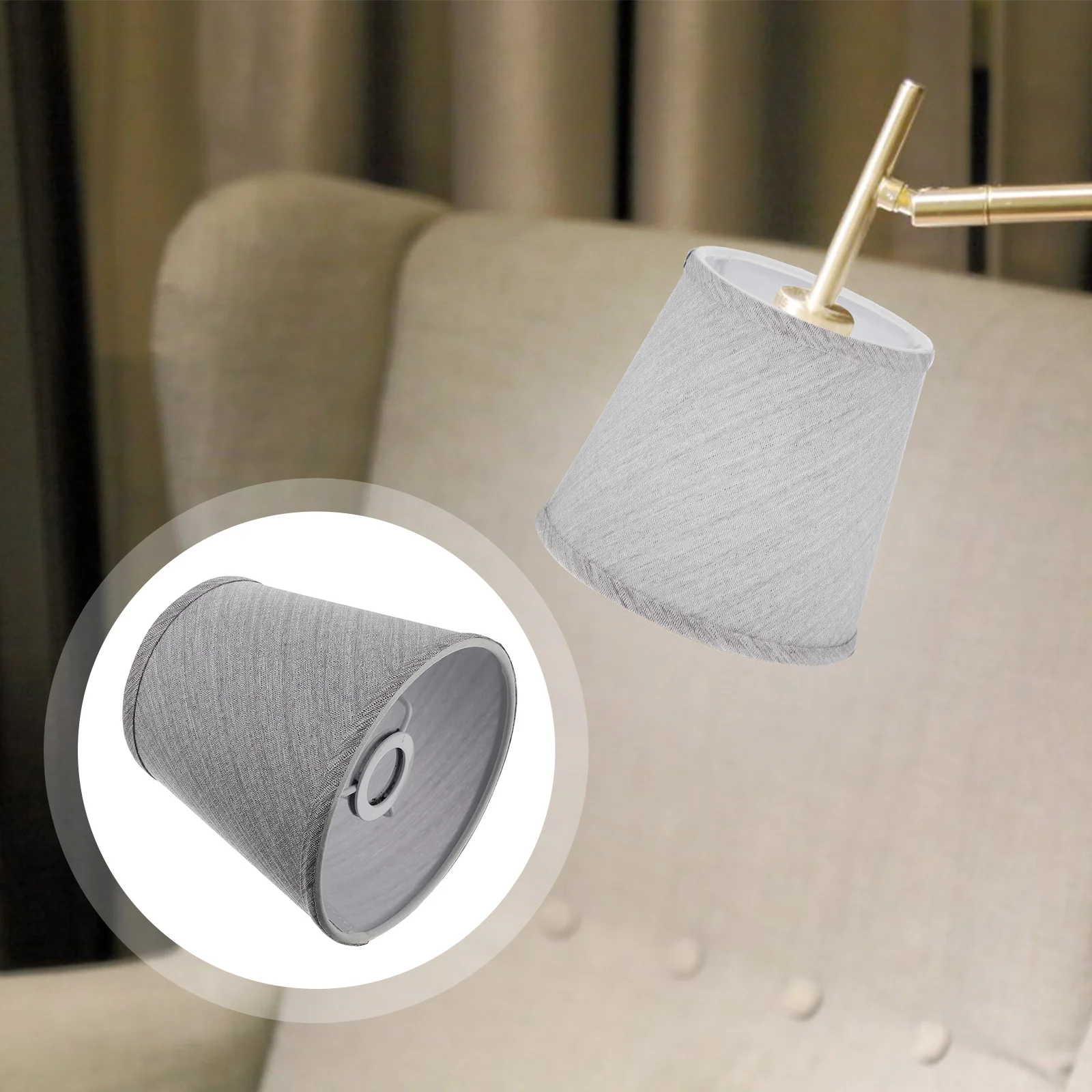 

Small Lamp Shades Table Lamps Fabric Lampshade Exquisite Ceiling Light Supplies Pendant Bell Shaped Practical Baby