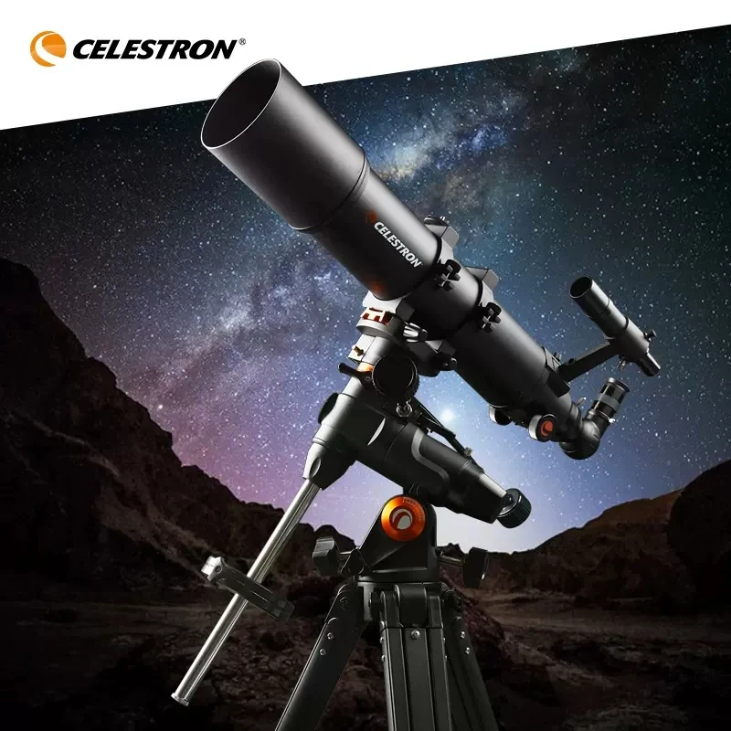 

Celestron-Achromatic Refractor Telescope, 102EQ, 660mm, with German EQ3D Equatorial Mount, Aluminum Alloy Tripod