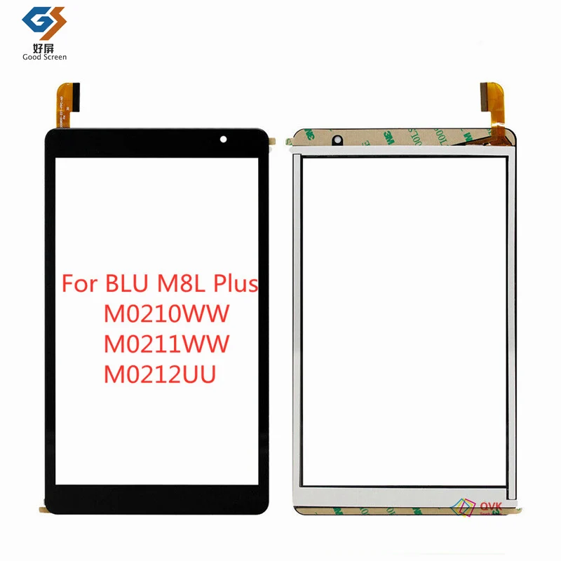 Sensor Capacitivo do Digitalizador da Tela Táctil Tablet pc Blu M8l Plus M0211ww 4g Lte Blu M8l 2023 M0170ww 8 - Imagem 4