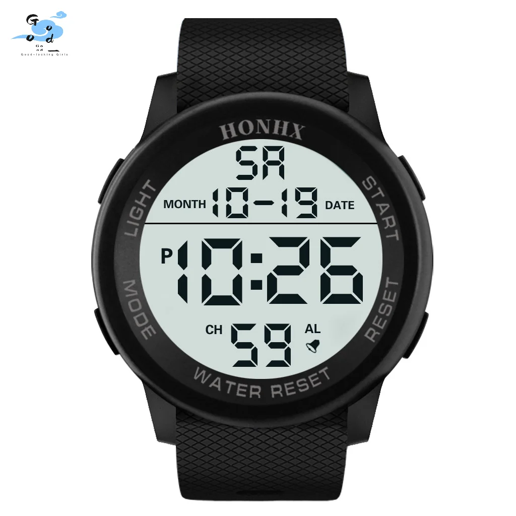 

Luxury Men Analog Digital Military Sport Led Waterproof Wrist Watch Watch Fashionable, Minimalist, And Atmospheric Men'S Watch