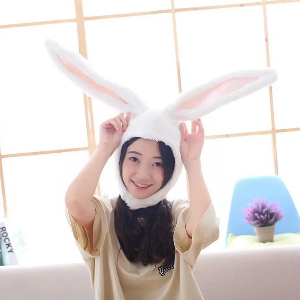 Adults Kids Hat Funny Cartoon Bunny Adults Kids Plush Performance Props