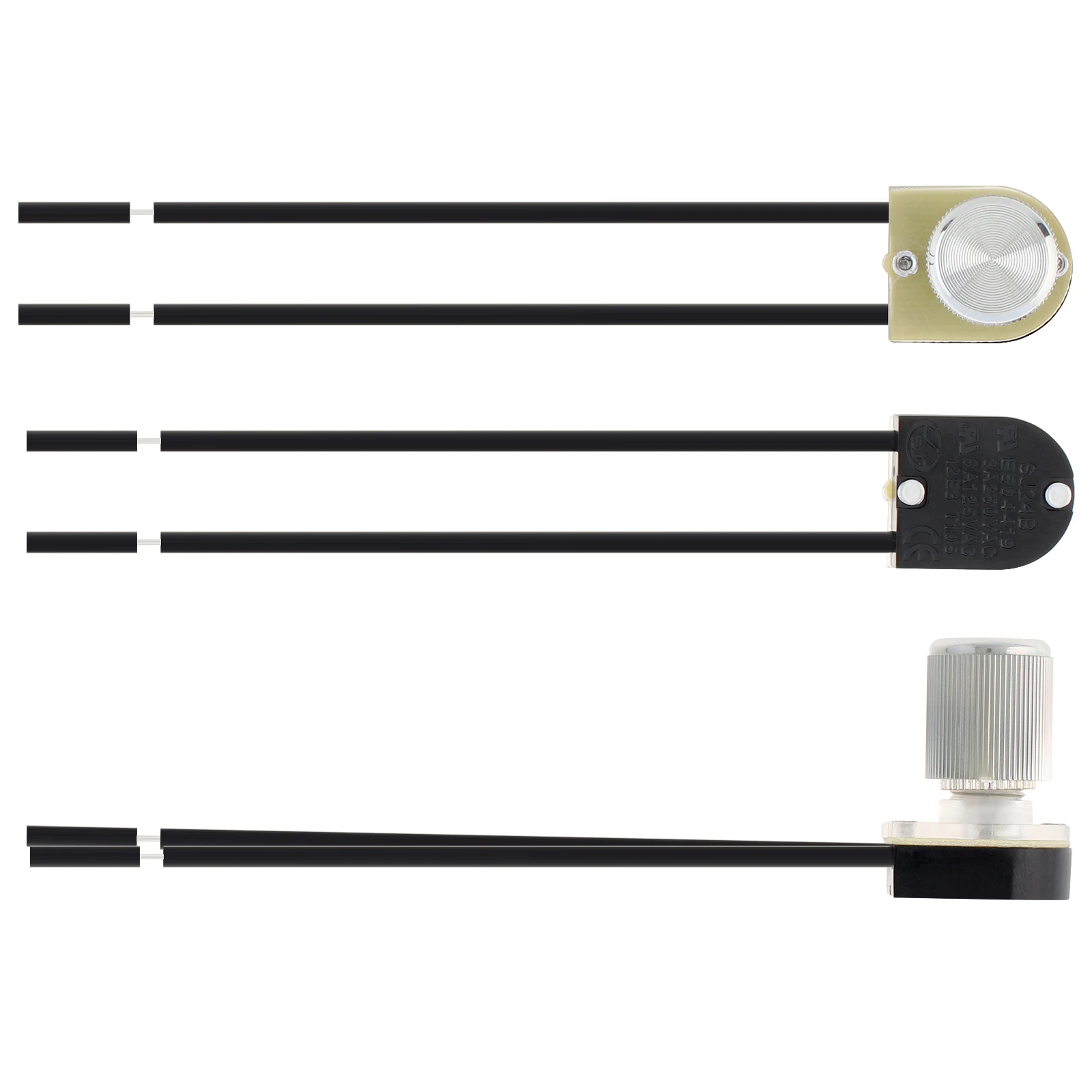 Electrical Rotary Switch Two Stage ON-OFF For Table Lamp / Floor Lamp / Canopy Light