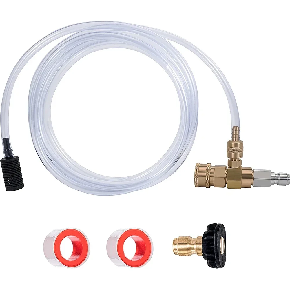 Garden Coupler Siphon Hose 2GPM 3/8" 5 GPM Brass Durable Electric High Quality PVC Practical Soap Syri Nge