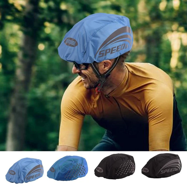 Casque de vélo élastique imperméable, housse de protection