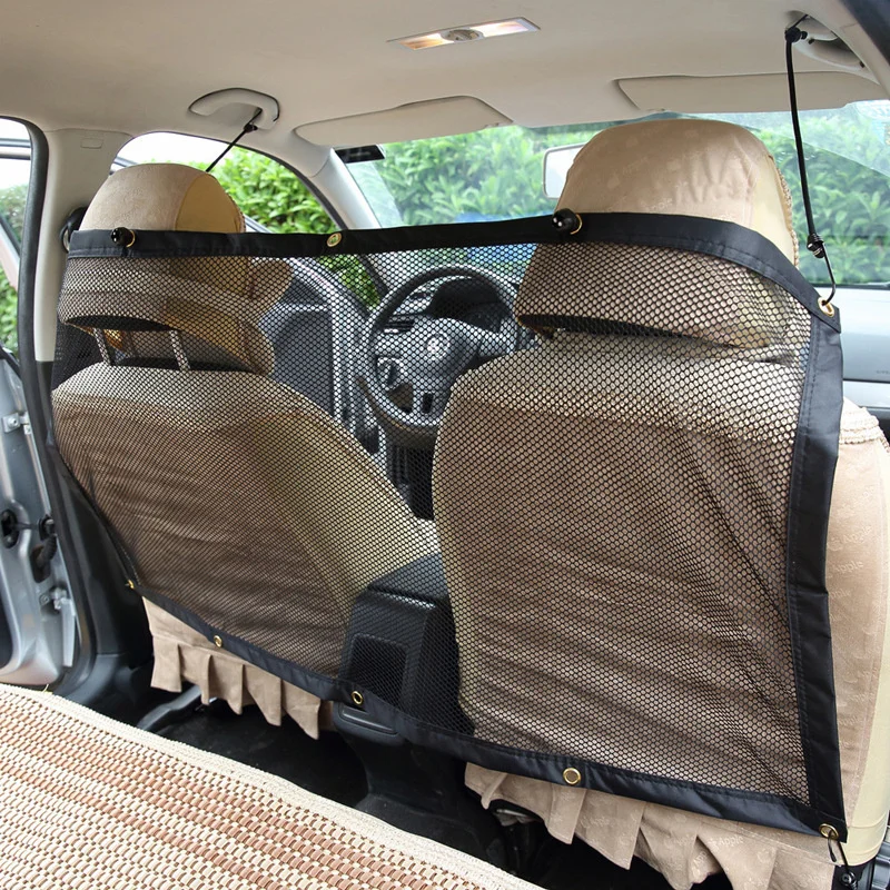 Title 4, Pet Car Barrier Mesh Dog Vehicle Divider Net Sa...