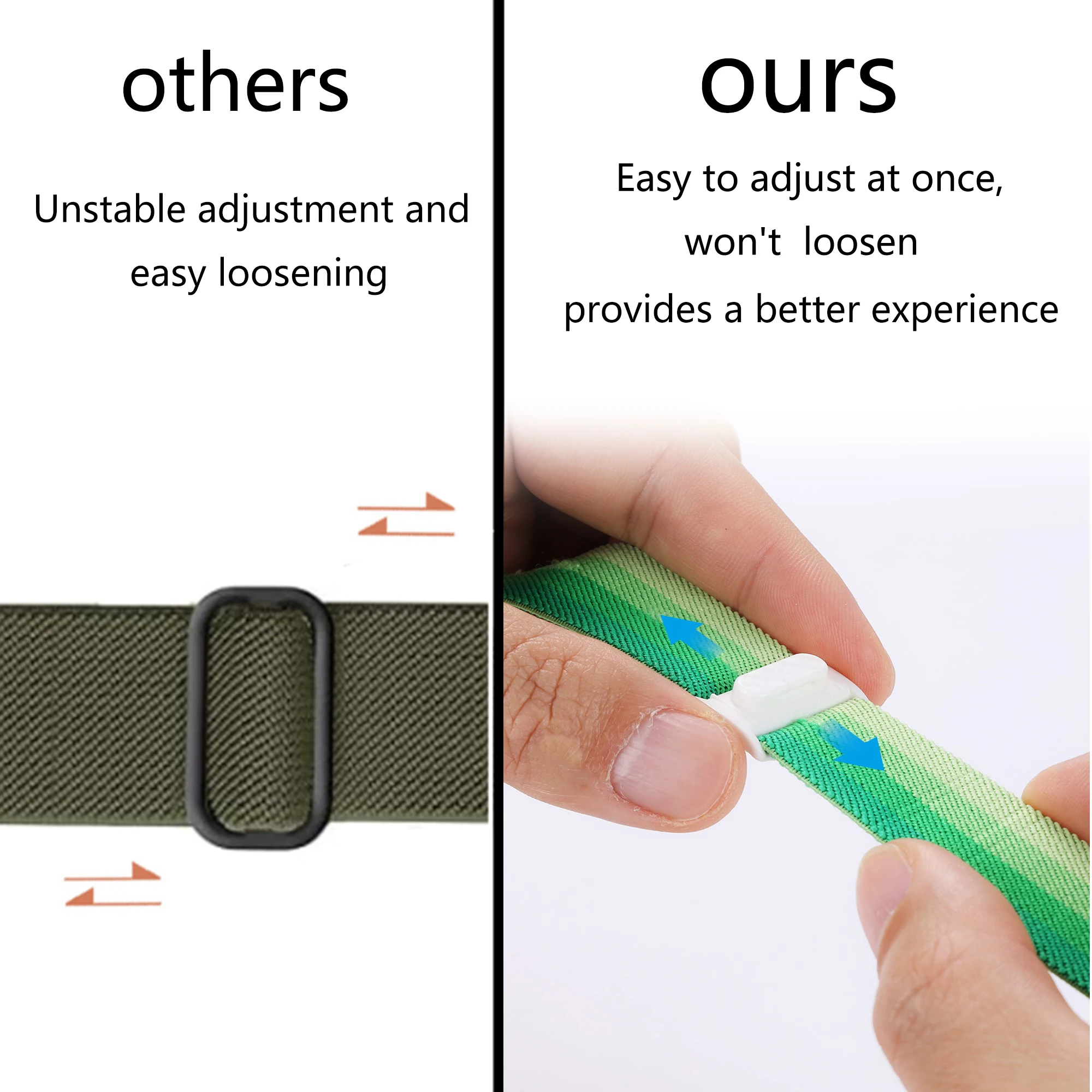 Elastic Carbon Nylon Strap