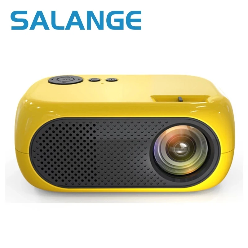 Salange M24 Mini Projector LED Portable Beamer Compatible HDMI USB 640*480P Support 1080P Video Projetor Kids Gift portable projector