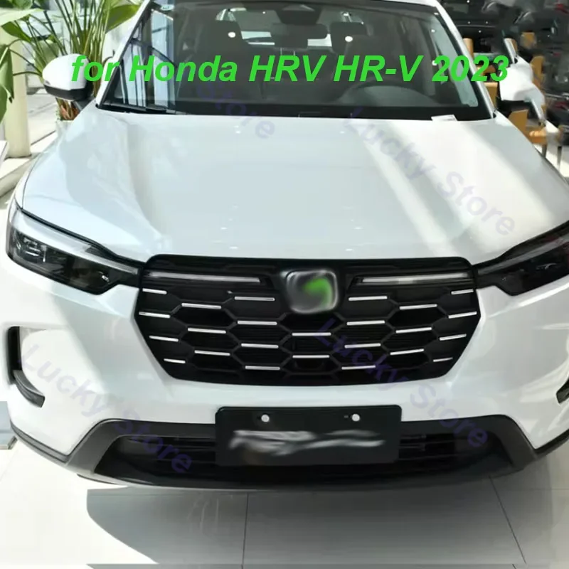 

Car Central Grill Grille for Honda HRV HR-V 2023 Car Side Tailgate Chromium Trim Glitter Molding Protector Exterior Accessories