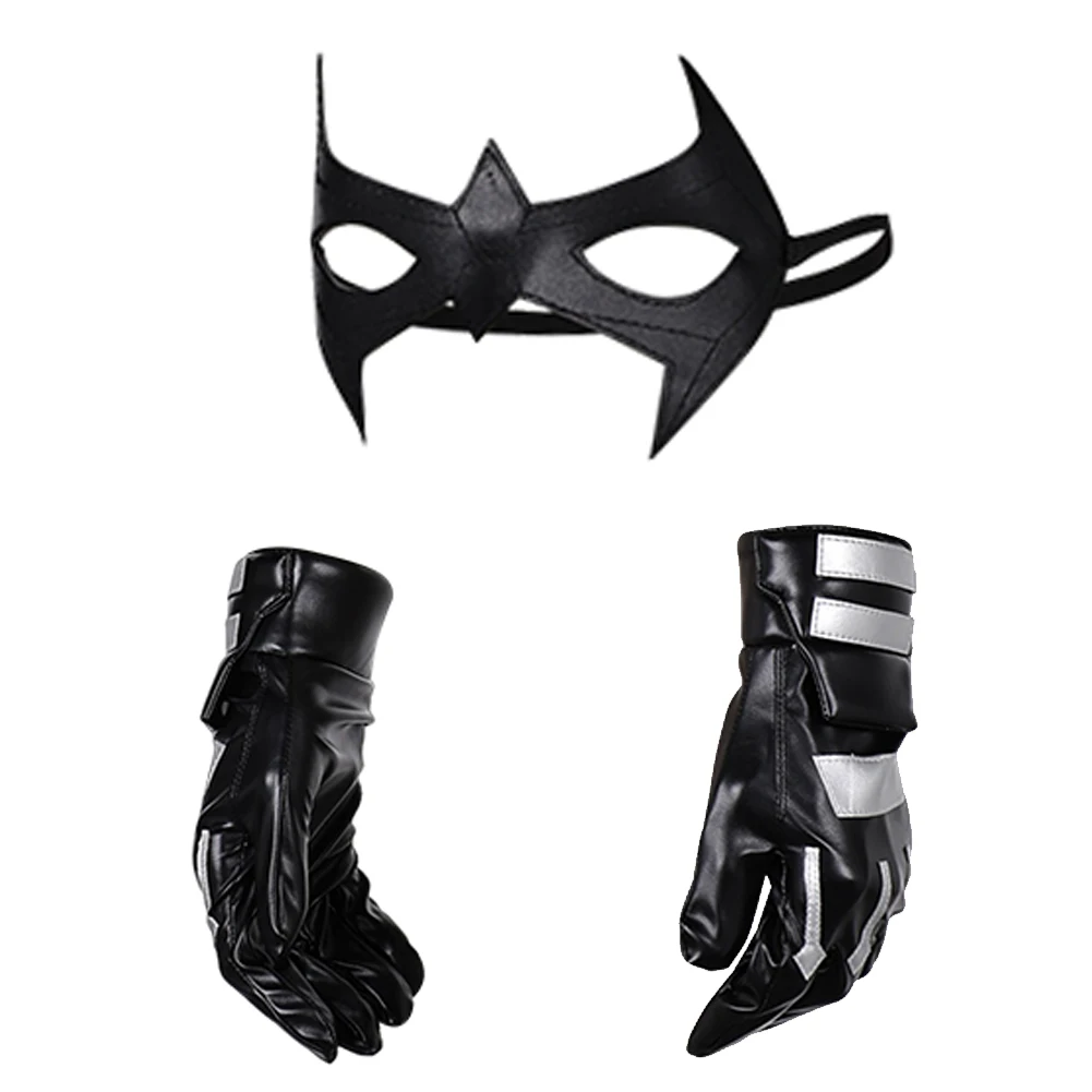 Wing Of Night Mask Gloves Movie Male Superhero Cosplay Fantasy Costume Accessories Men Roleplay Fantasia Prop Halloween