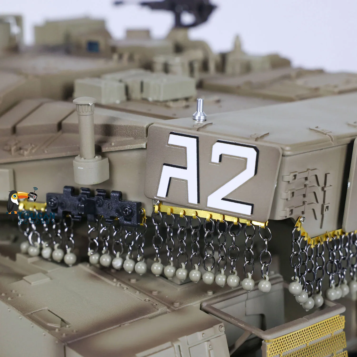 In Stock Heng Long 1/16 IDF Merkava MK IV RC Main Battle Tank 3958 Remote Control Tanks Military Model Toys TH22634-SMT9 3