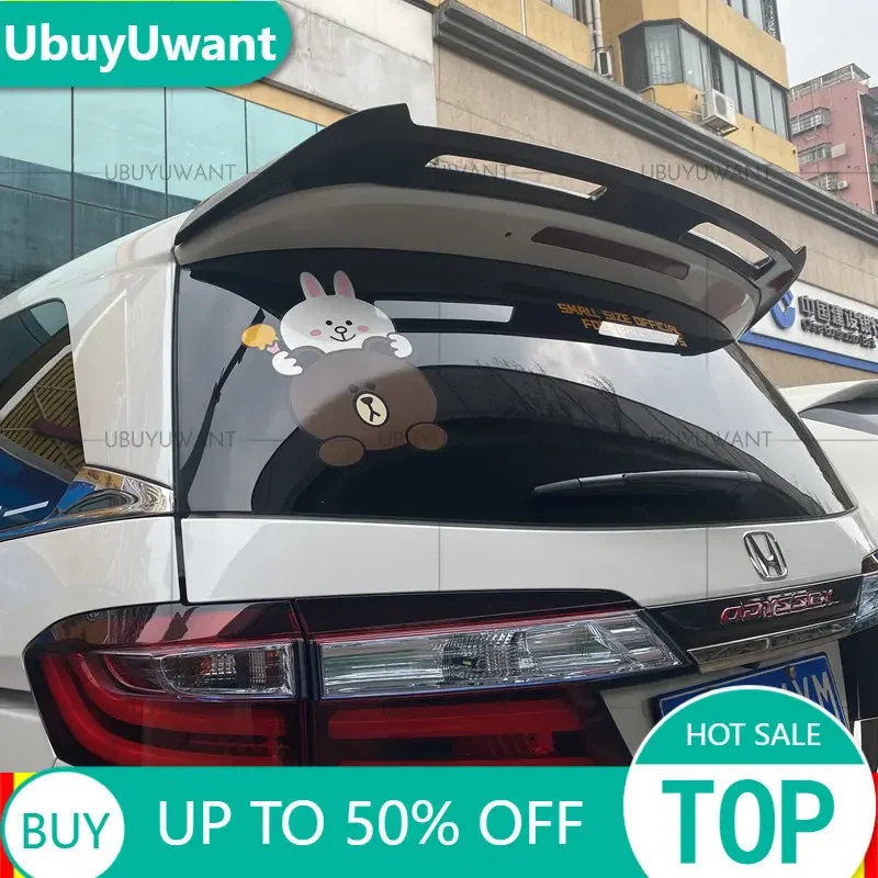 

For Honda Odyssey 2015-2019 High Quality ABS Material Rear Boot Wing Spoiler Rear Roof Spoiler Wing Trunk Lip Boot Cover