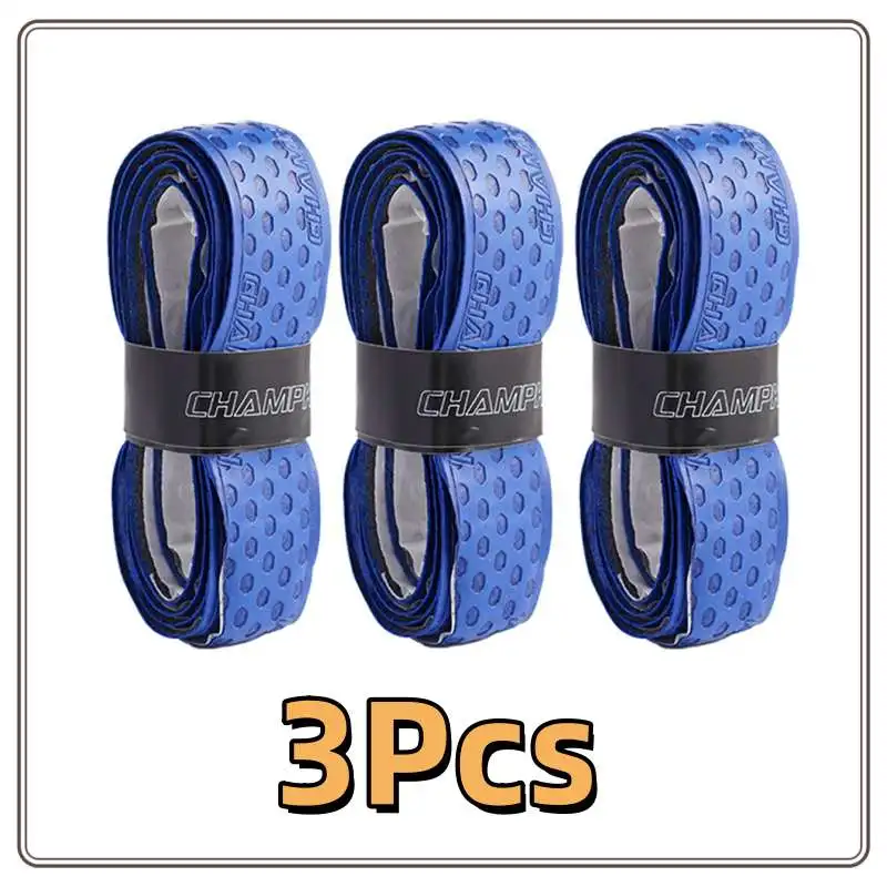 3PcsX1m Bat Grip Tape For Baseball Absorbs Sweat Tennis Grip Racket Handle Grip PU Anti-Skid Overgrip Tape For Pickleball