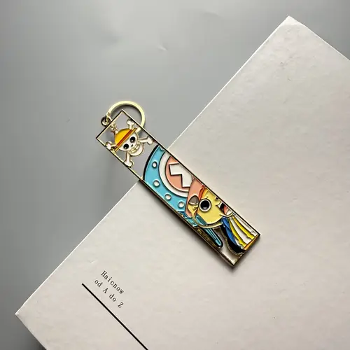 Anime Metal Hollow Out Keychains Bookmark Cute Jet Manga Fashion Bag Key Tag Jewelry Accessory Key Ring Holder Gift Anime - Image 44
